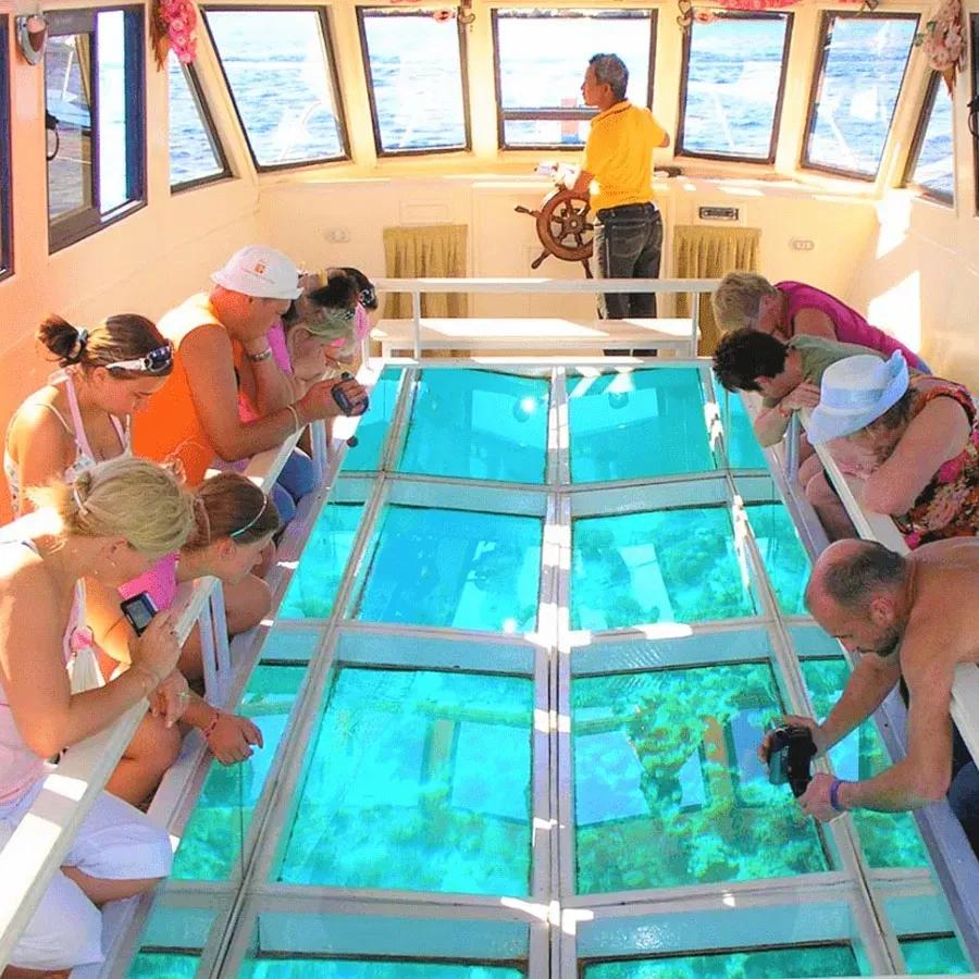 Glass Bottom Boat Ride At Havelock Island