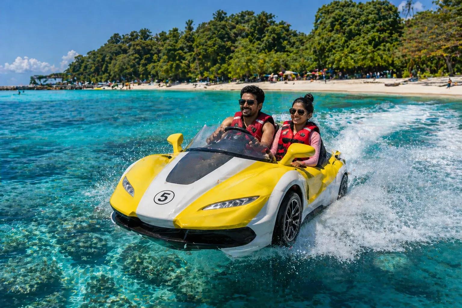 Jet Car Ride At North Bay Island